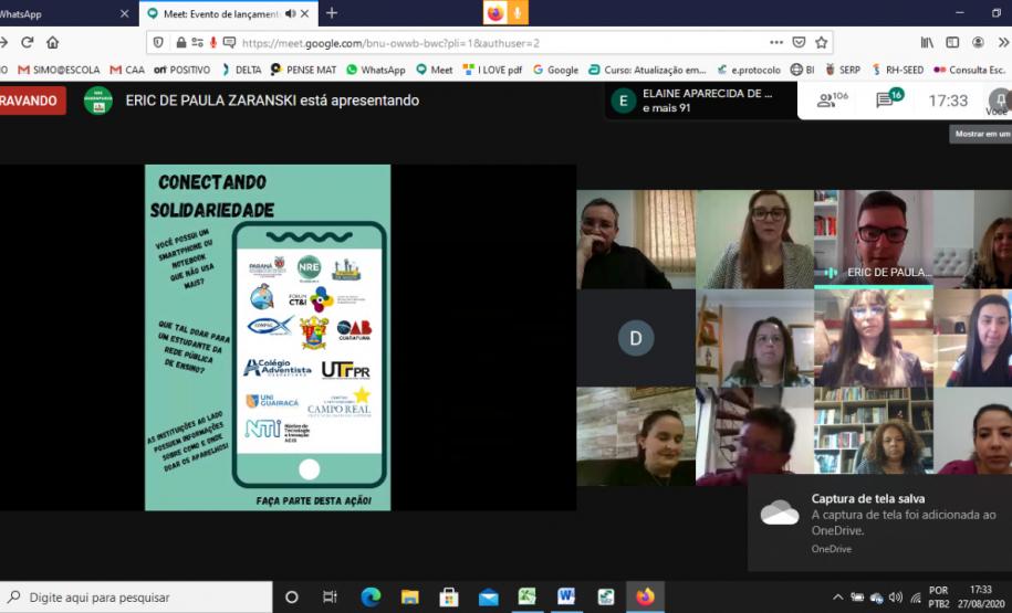 Lançamento do Projeto Conectando Solidariedade