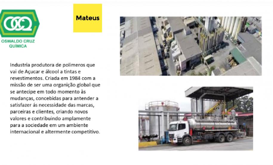 Trabalho de pesquisa sobre as Indústrias de Polímeros mais importantes do Brasil com o Google Jambord.