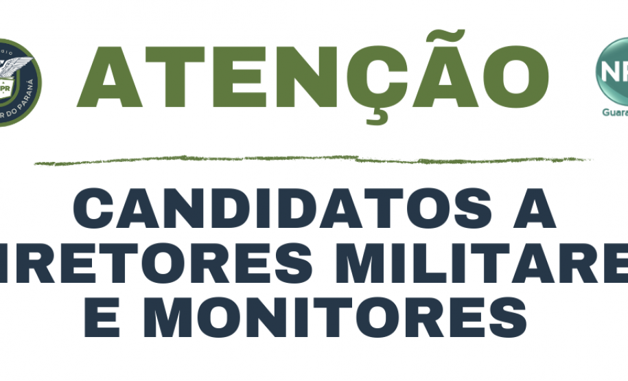 Entrevistas dos candidatos a Direção Militar e Monitores dos Colégios Cívico-Militares
