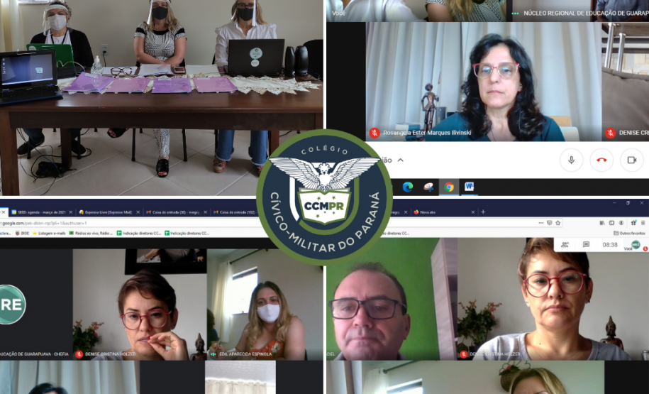 Entrevistas dos Policiais militares da reserva remunerada candidatos a Direção-Militar e Monitores dos Colégios Cívico-Militares do NRE Guarapuava.